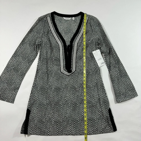 Athleta Herringbone Kimssa Tunic Swim Cover Up Size Medium - Picture 8 of 8